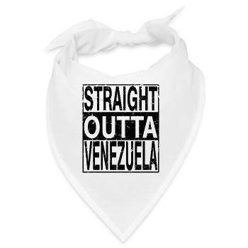 Venezuela Straight outta Venezuela - Bandana - Weiß - Vorne