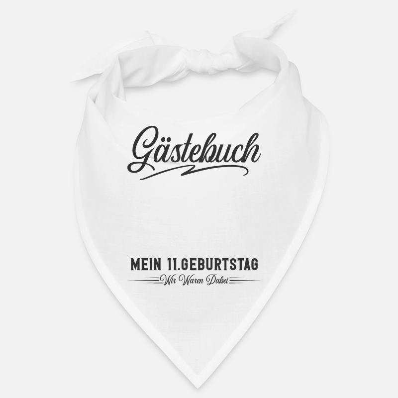11. Geburtstag Gästebuch Bandana