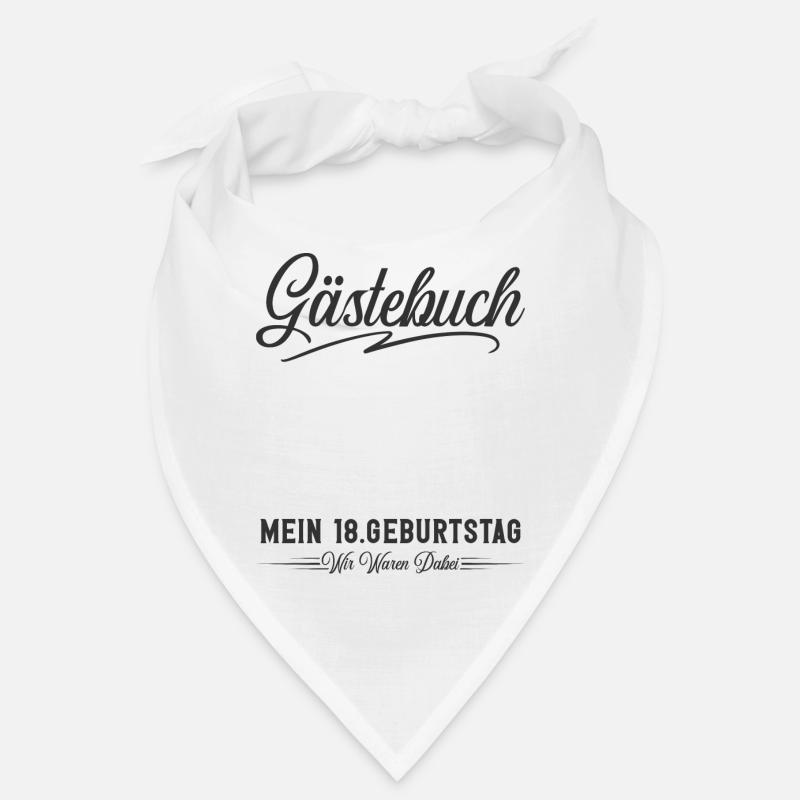 18. Geburtstag Gästebuch Bandana