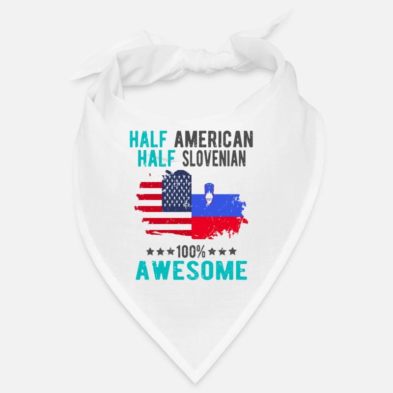 Half American Half Slovenian Bandana