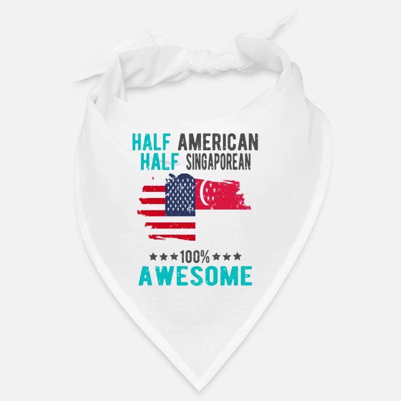 Moitié américain moitié singapourien Bandana