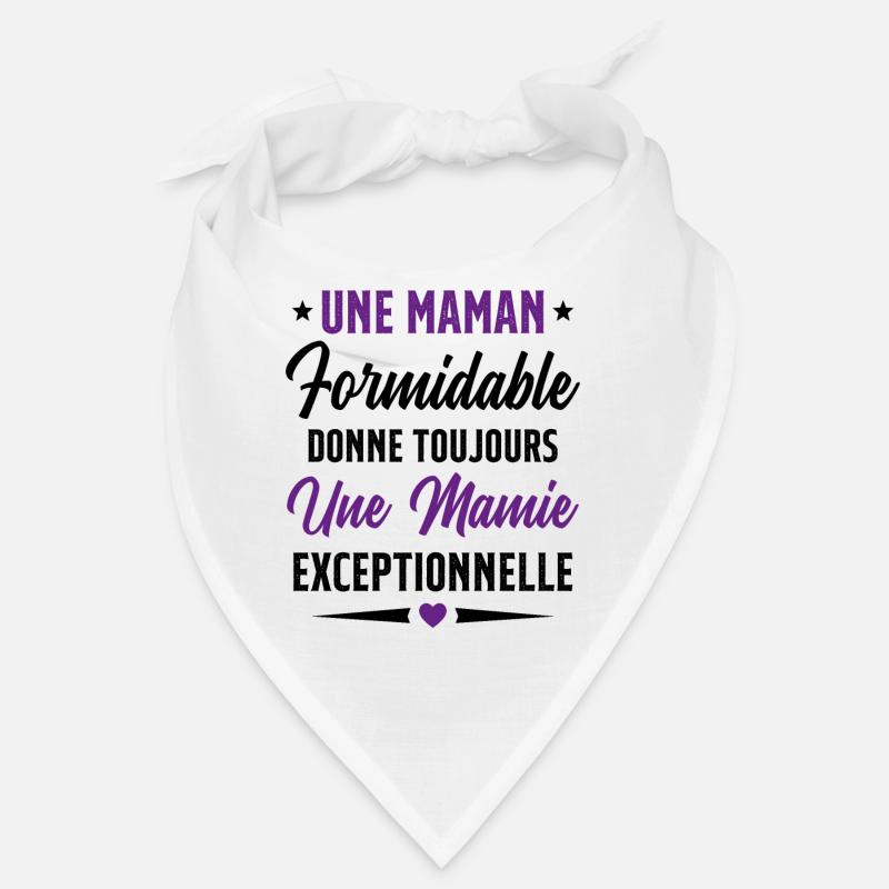 Grand-Mère - Une Mamie Exceptionnelle - Bandana - blanc