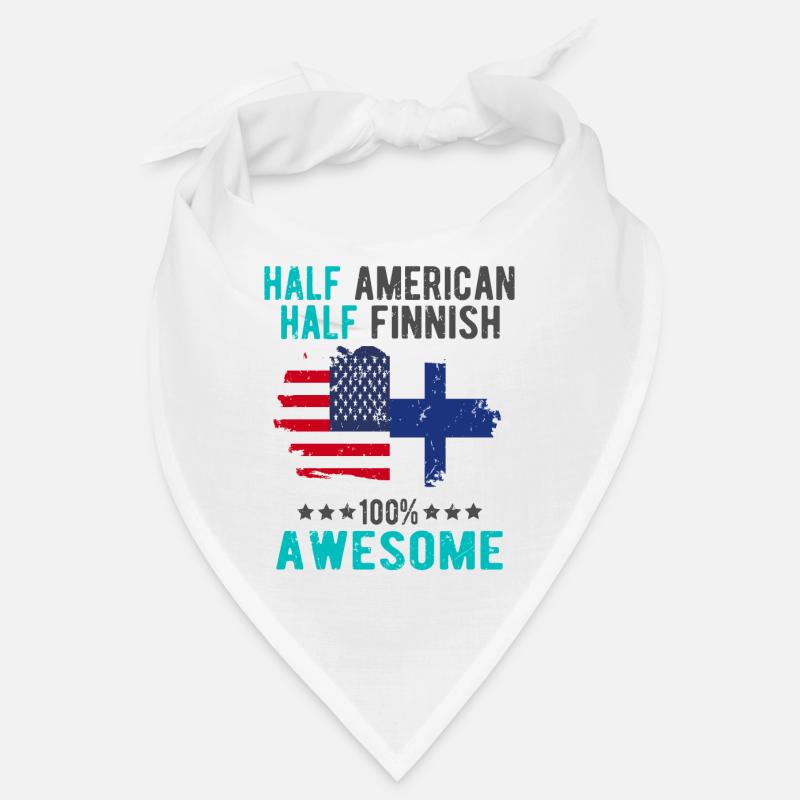 Halb Amerikaner Halb Finne Bandana