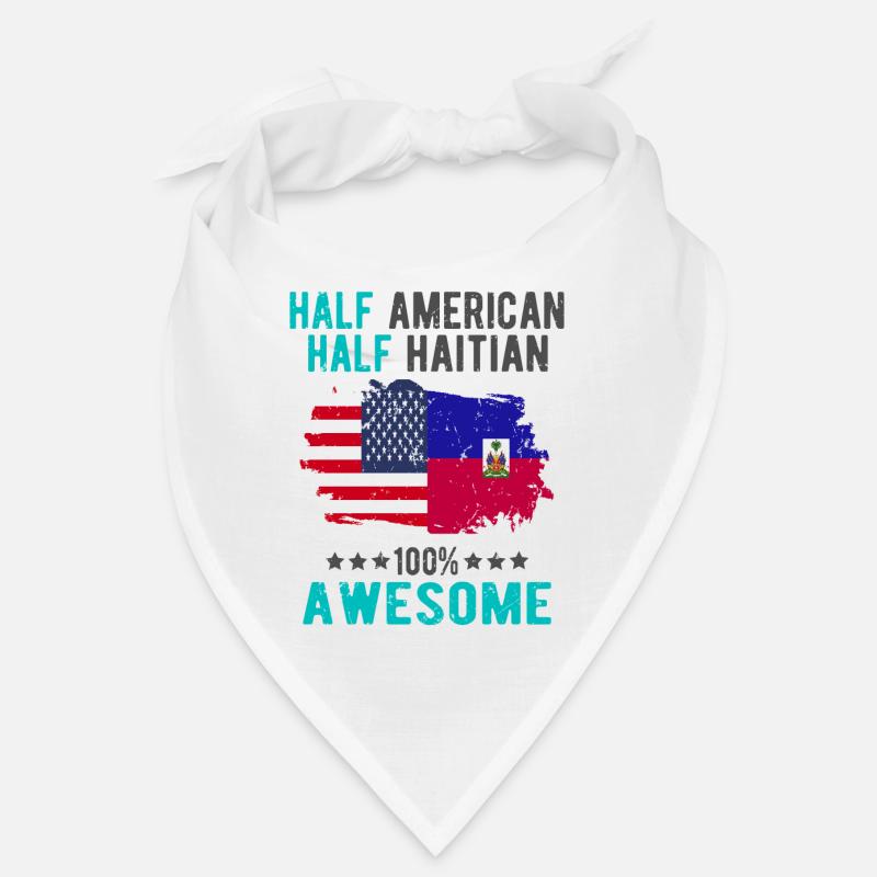 Half American Half Haitian Bandana