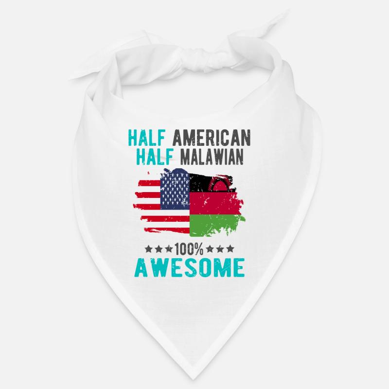 Half American Half Malawi Bandana
