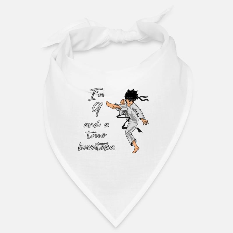 Ich bin 9 - Jungen Karate Bandana