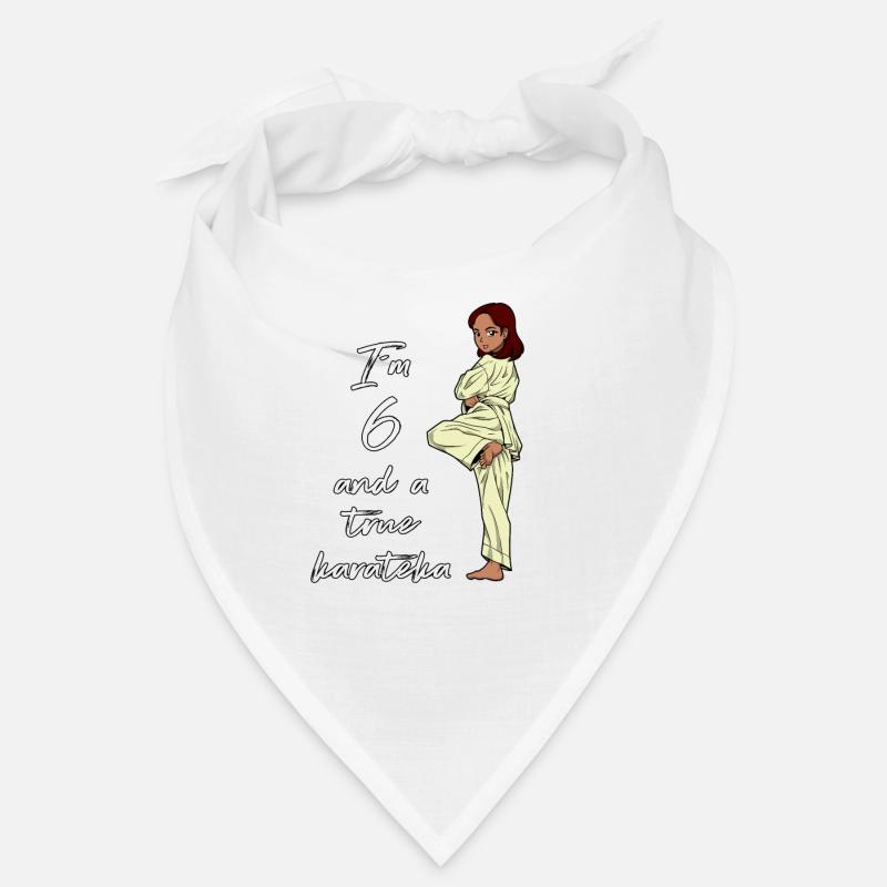 Ich bin 6 - Mädchen Karate Bandana