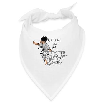 Ich bin 11 - Jungen Karate - Bandana - Weiß - Vorne