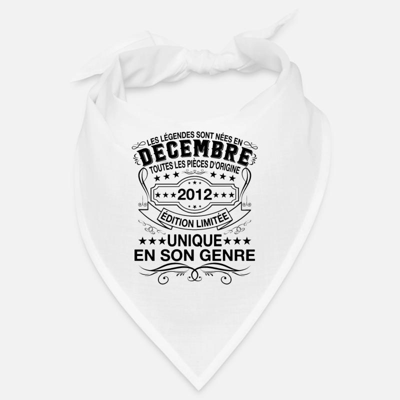 Les légendes sont nées en Décembre 2012 Cadeau Bandana
