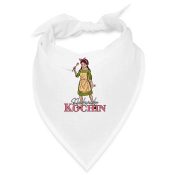 Mädchen Nachwuchs Koch - Bandana - Weiß - Vorne