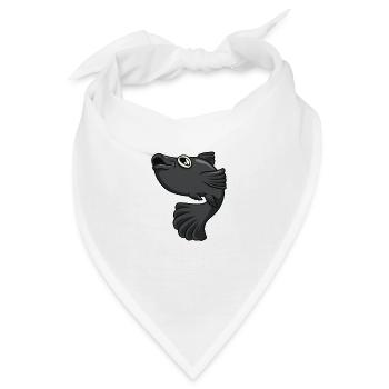 Kawaii Black Molly - Bandana - Weiß - Vorne