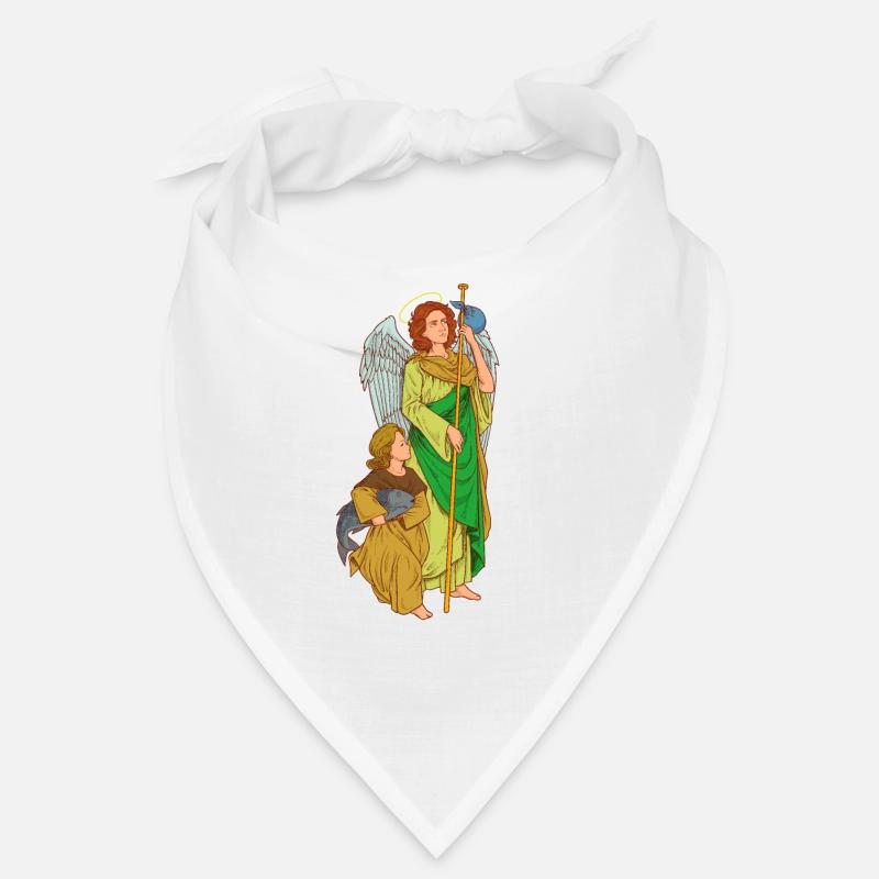 Erzengel Raphael - Bandana - Weiß