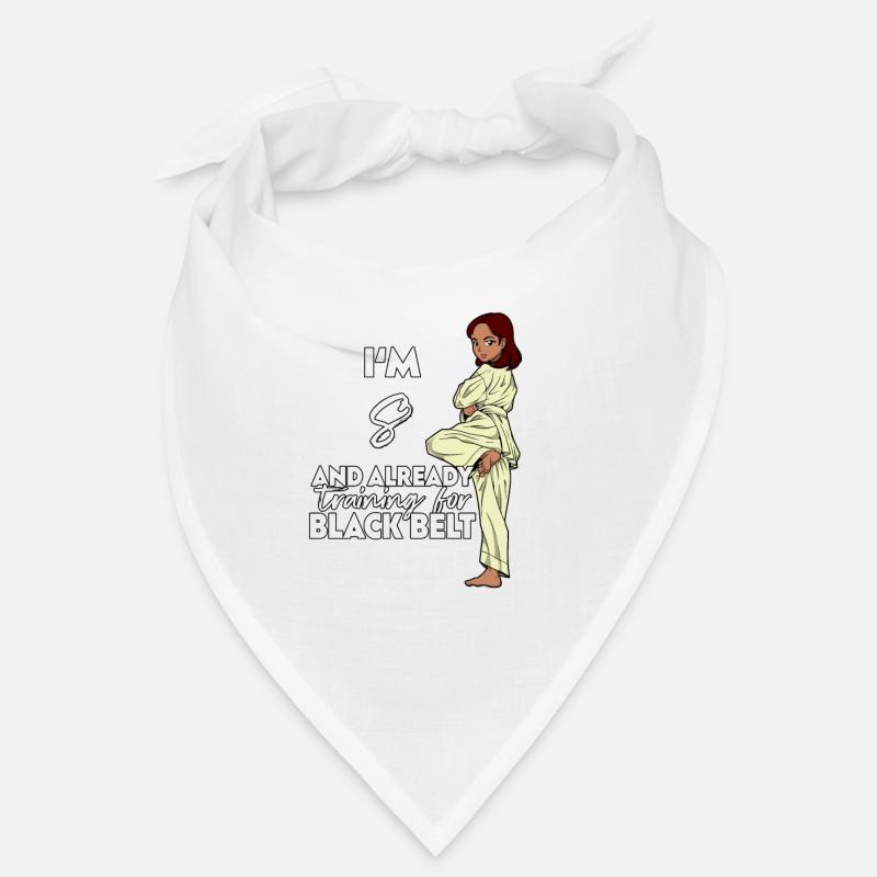 Ich bin 8 - Mädchen Karate Bandana