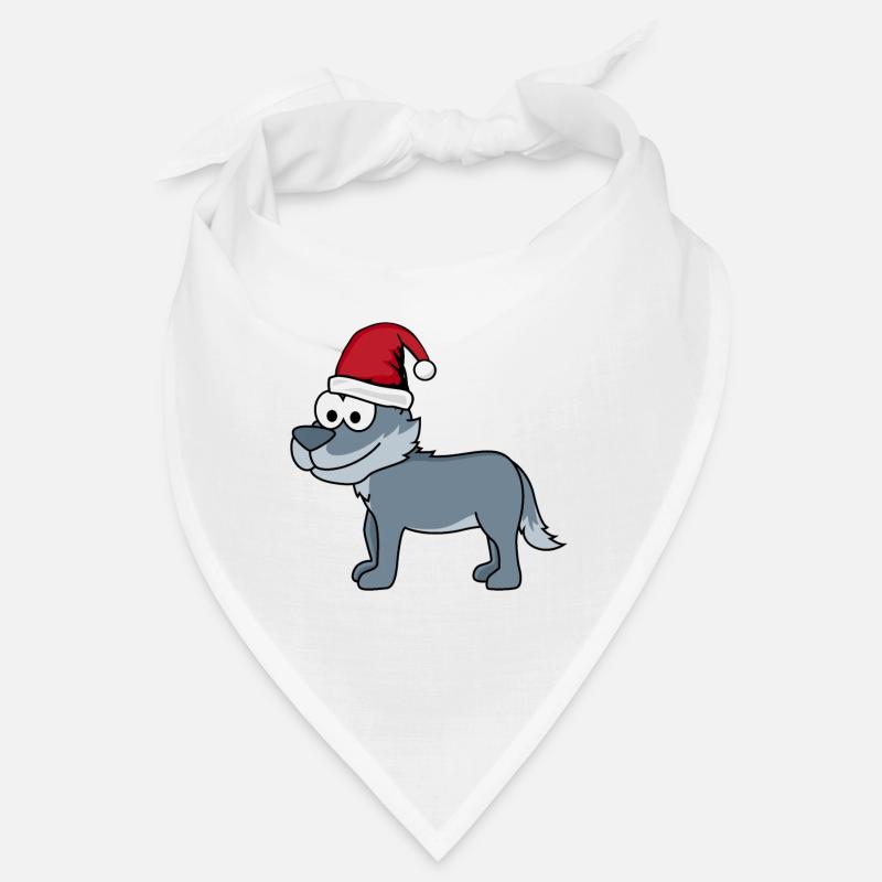 Wolf Comic Weihnachten Bandana