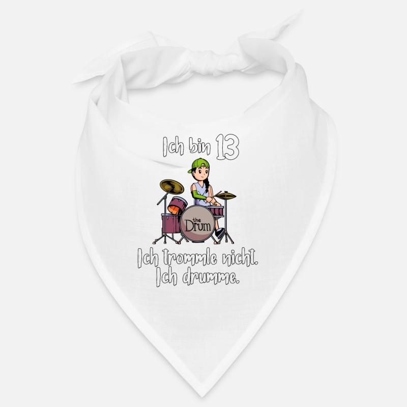 Ich bin 13 - Mädchen Schlagzeuger Bandana