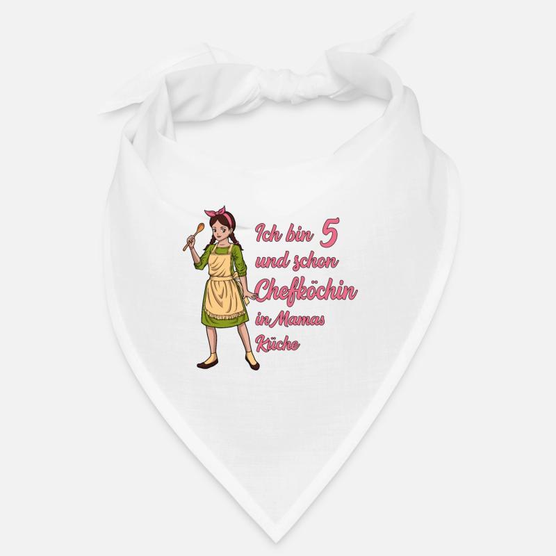 Ich bin 5 - Mädchen Koch Bandana