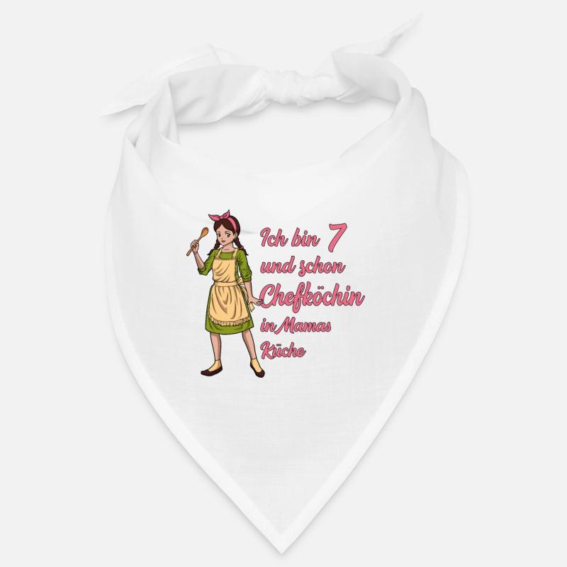Ich bin 7 - Mädchen Koch Bandana