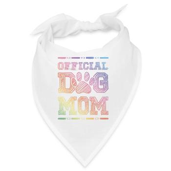 Hunde Mama - Bandana - Weiß - Vorne