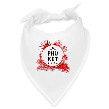 Phuket 2023 Bunt - Bandana - Weiß - Vorne
