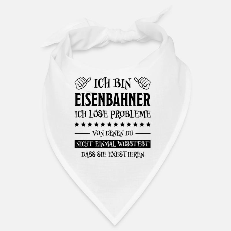 Eisenbahner Spruch Eisenbahn Lokführer Geschenk Bandana