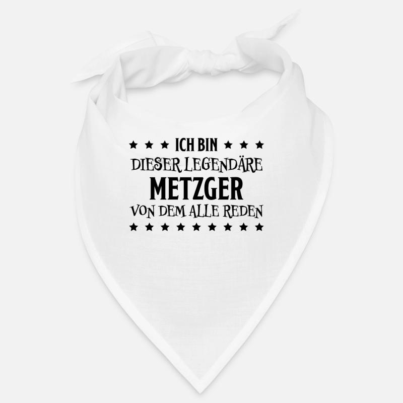 Metzger Beruf Lustiger Spruch Fleischer Geschenk Bandana