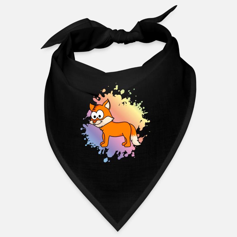 Fox Comic Animal Bandana