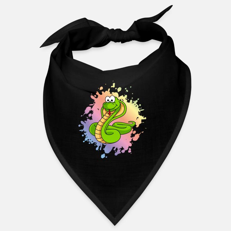 Schlange Kobra Comic Tier Bandana