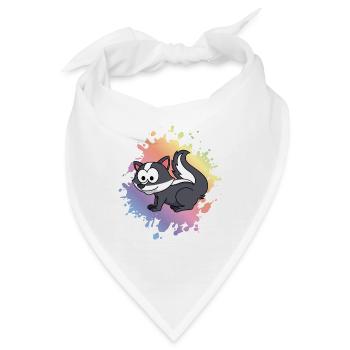 Stinker Comic Tier - Bandana - Weiß - Vorne