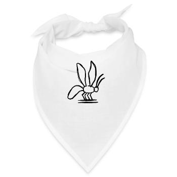 Ägypten Altes Symbol Bit - Bandana - Weiß - Vorne
