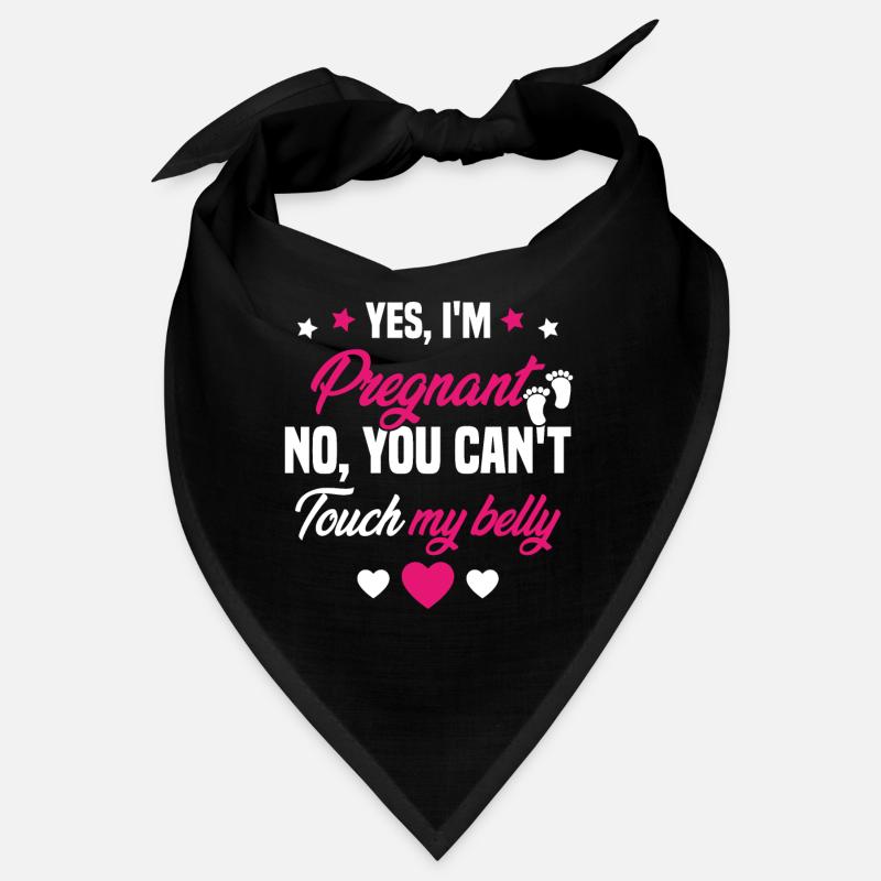 Je suis enceinte touchez pas mon ventre Bandana