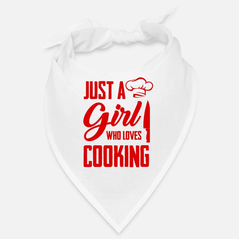 mädchen liebt kochen Bandana
