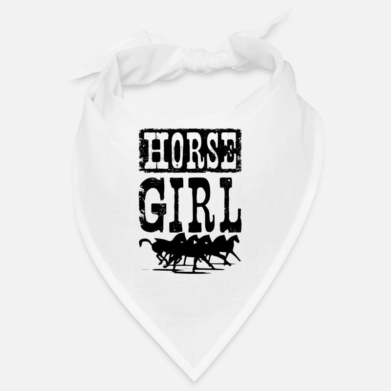 Fille à cheval Bandana