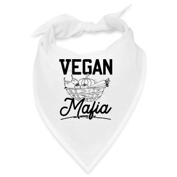 Vegan Mafia - Bandana - Weiß - Vorne