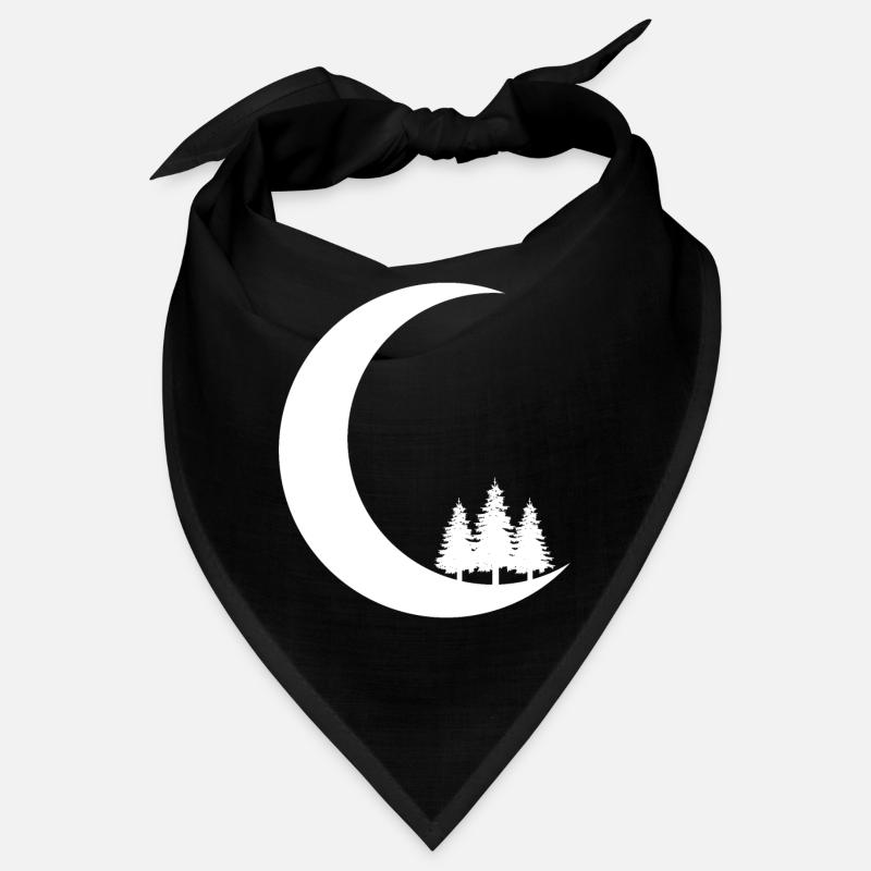 Croissant de Lune - Arbres - Bandana