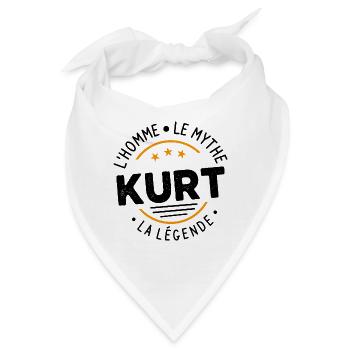 Kurt Der Mann Der Mythos Die Legende - Bandana - Weiß - Vorne