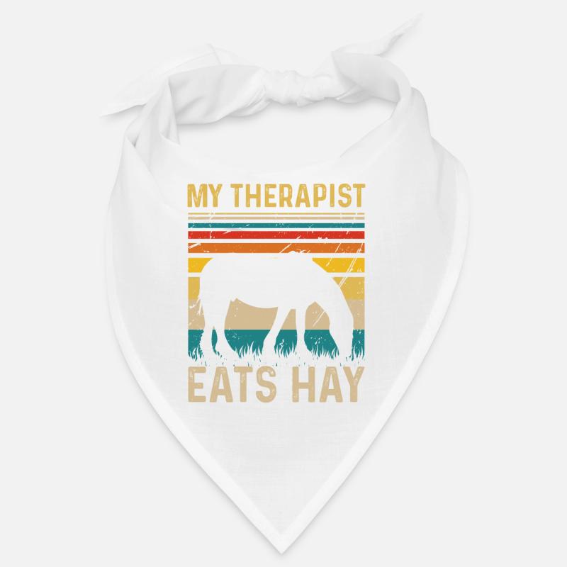 My therapist eats hay Bandana