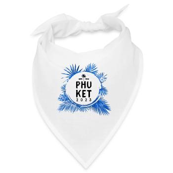 Phuket 2023 Bunt - Bandana - Weiß - Vorne