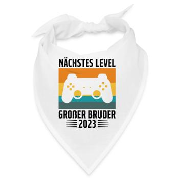 Ich Werde Großer Bruder 2023 - Bandana - Weiß - Vorne