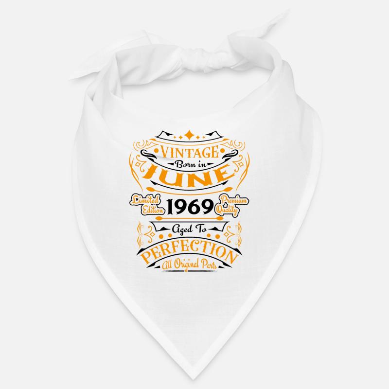 Vintage Retro Juni 1969 Geburtstagsgeschenk Bandana