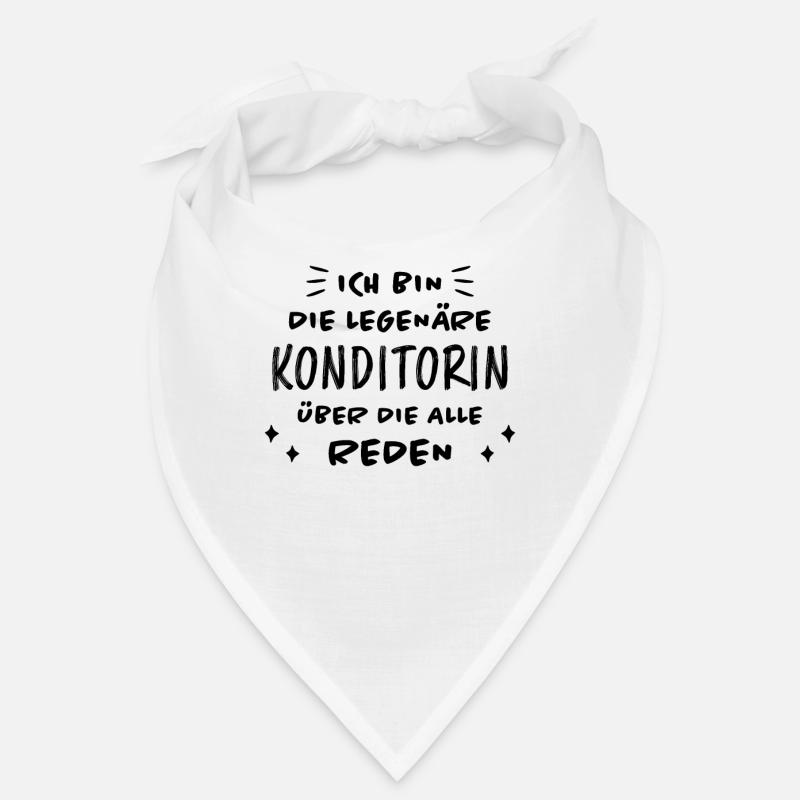 Konditorin Spruch Torte Backen Konditorin Geschenk Bandana