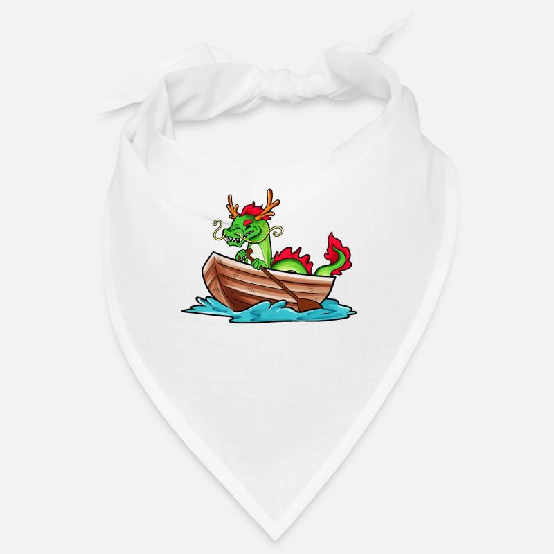 Chinesischer Drache im Boot - Drachenboot Bandana