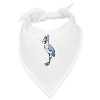 Kawaii Schuhschnabel - Bandana - Weiß - Vorne
