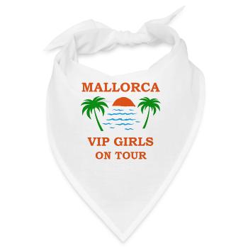 Mallorca VIP Girls on Tour - Bandana - Weiß - Vorne