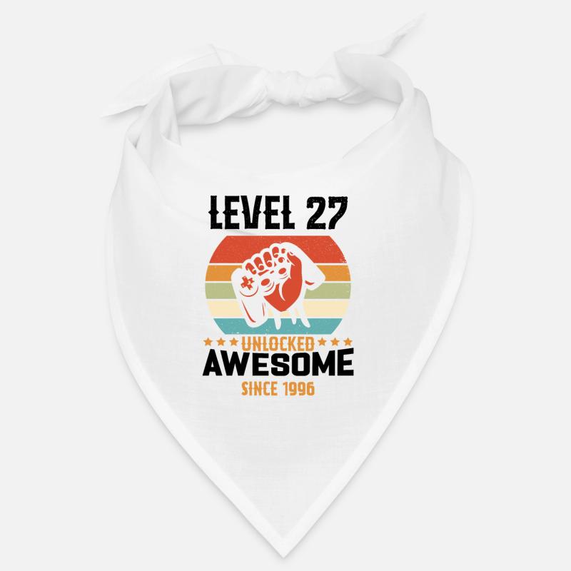 Level 27 Complete 1996 Birthday Gift Bandana