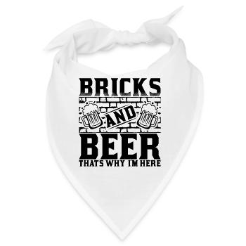 Maurer Maurerwerk Maurer Azubi Maurer Meister - Bandana - Weiß - Vorne