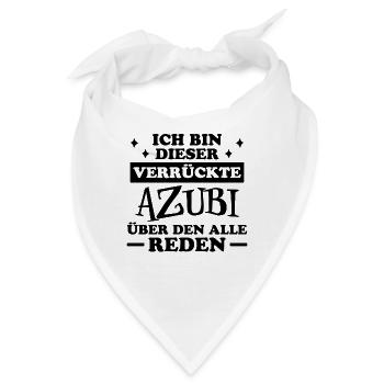 Azubi Spruch Lehrling Auszubildende Azubi Geschenk - Bandana - Weiß - Vorne