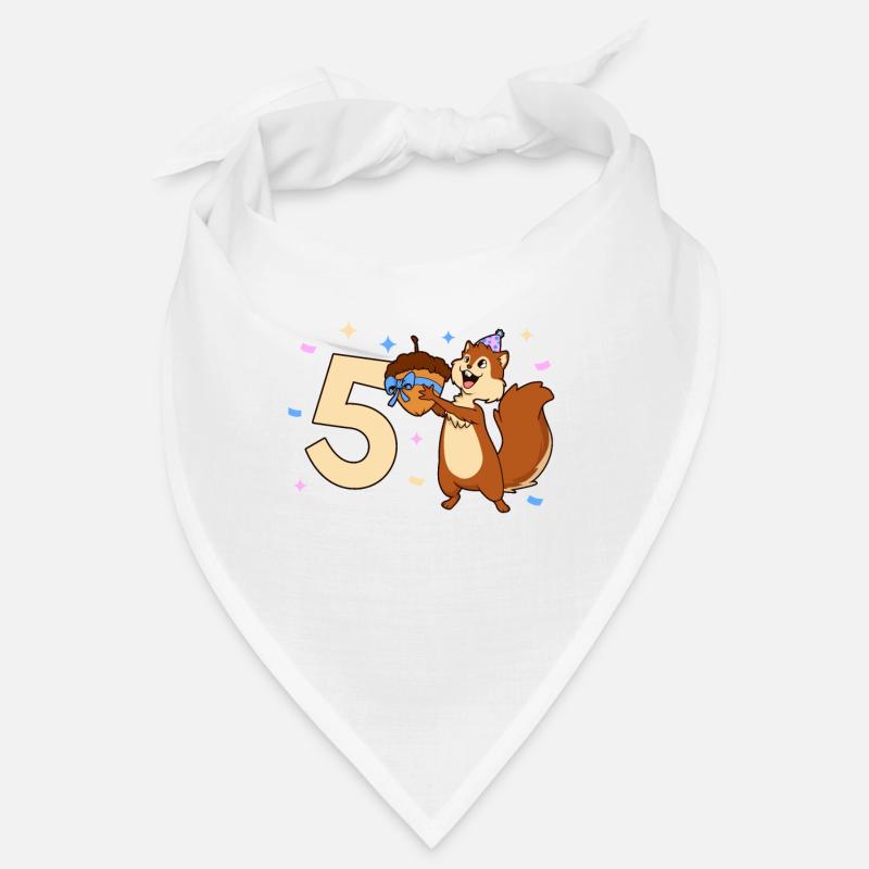 Chipmunk - Children's birthday 5 years Bandana