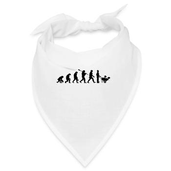 Gardener Evolution Garten Blumen Pflanzen - Bandana - Weiß - Vorne