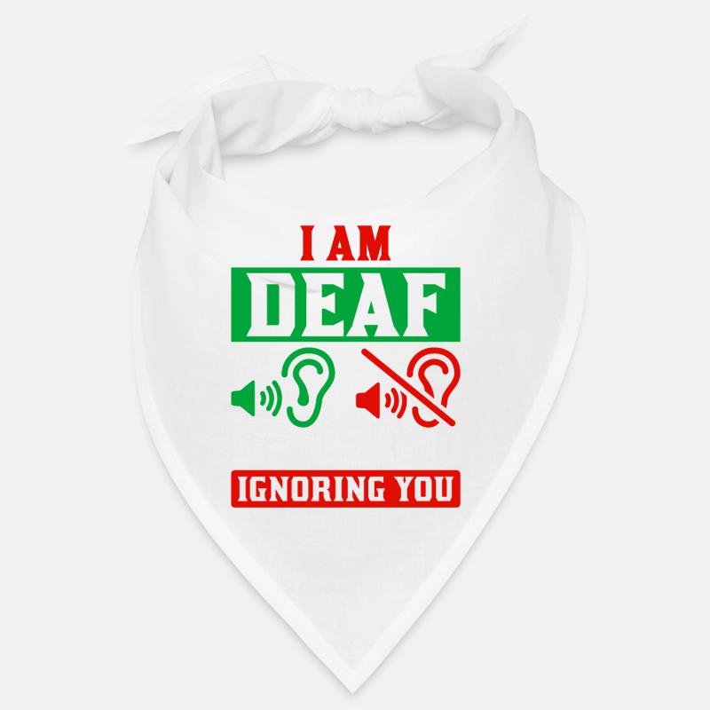 Deaf Deafness Hearing loss Hearing loss Bandana