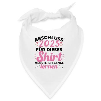 Abschluss 2025 Abschluss der Realschule - Bandana - Weiß - Vorne